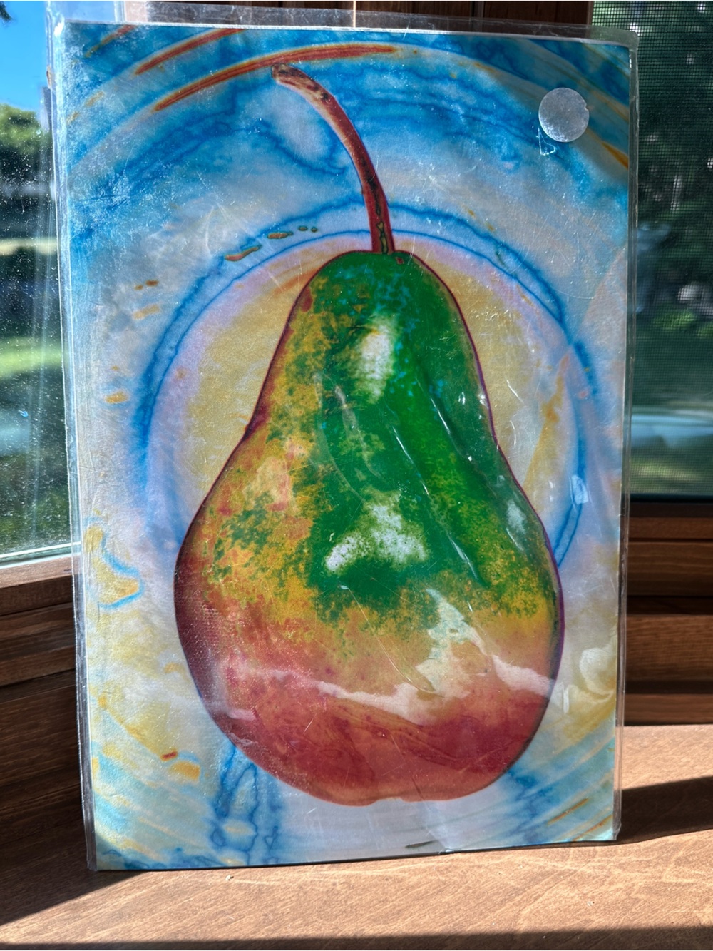Vibrant Pear Pop Art Print - BoShe photography/art
